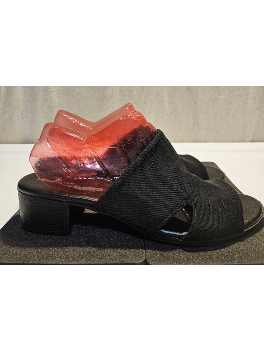 Bandolino Black Slip-On Mules 9M Velvet Noir